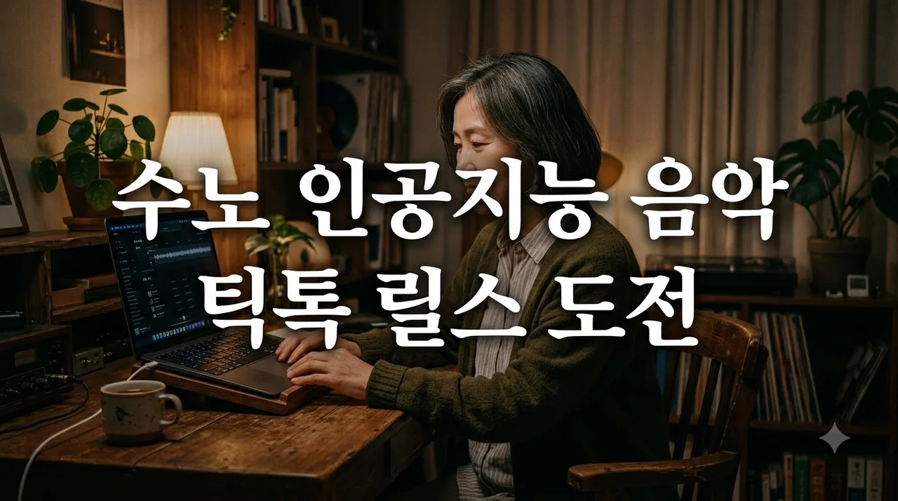 수노 AI로 틱톡·릴스 음원 만들기! 50대 뷰티원장의 AI 도전기