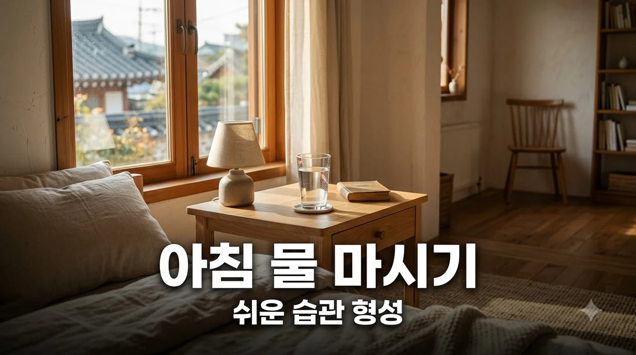 아침 물 마시기 습관, 습관 형성부터 올바른 실천 방법까지