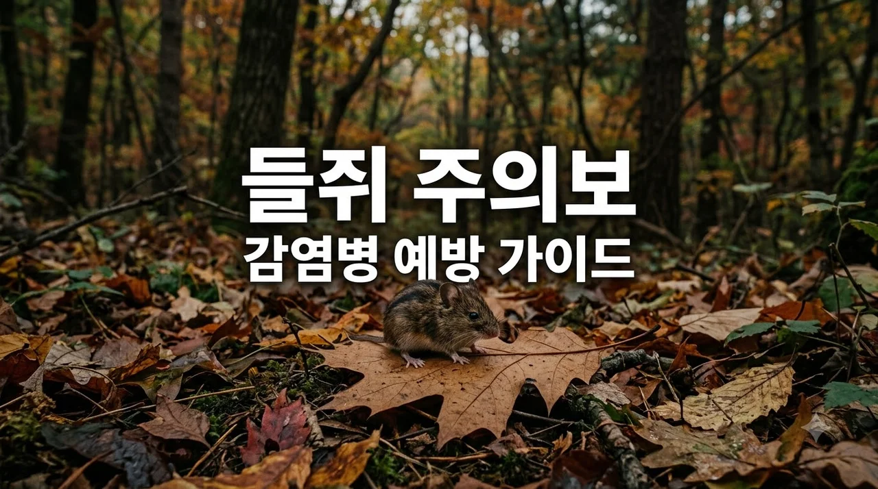 들쥐 기본정보 특징 및 가을철 꼭 알아야 할 감염병 예방법 총정리