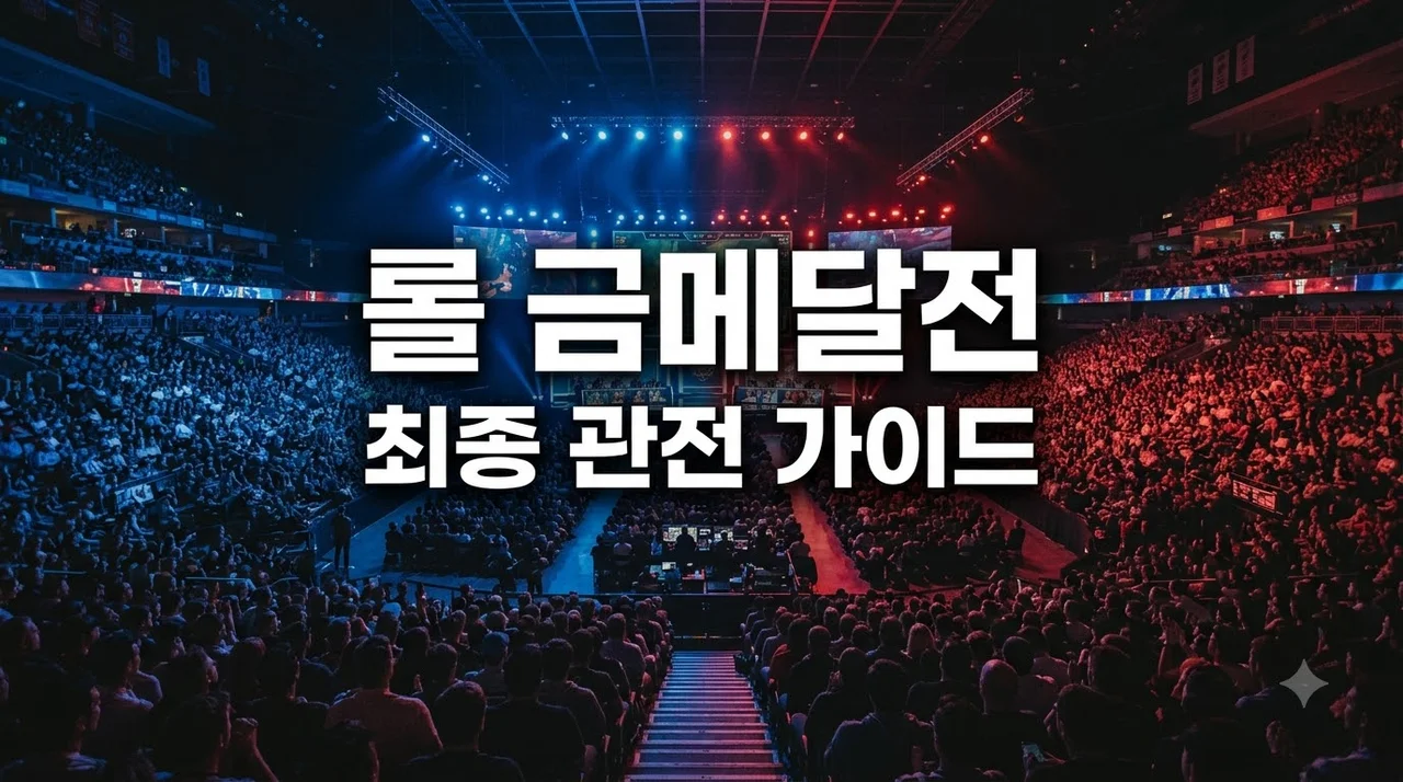 e스포츠 리그 오브 레전드 금메달전 시청 가이드 및 관전 포인트