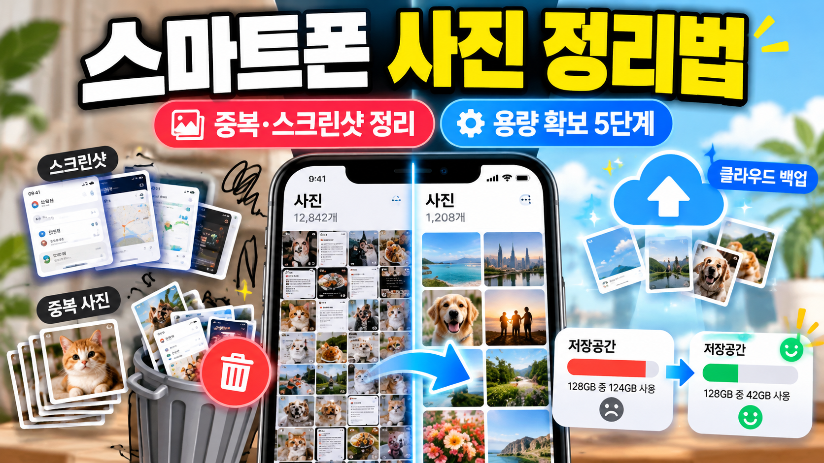 스마트폰 사진 정리법 완벽 가이드: 저장 공간 늘리는 5단계 노하우