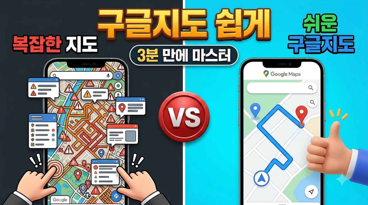 구글 지도 쉽게 쓰기 총정리: 초보자도 3분 만에 마스터하는 설정 및 활용법
