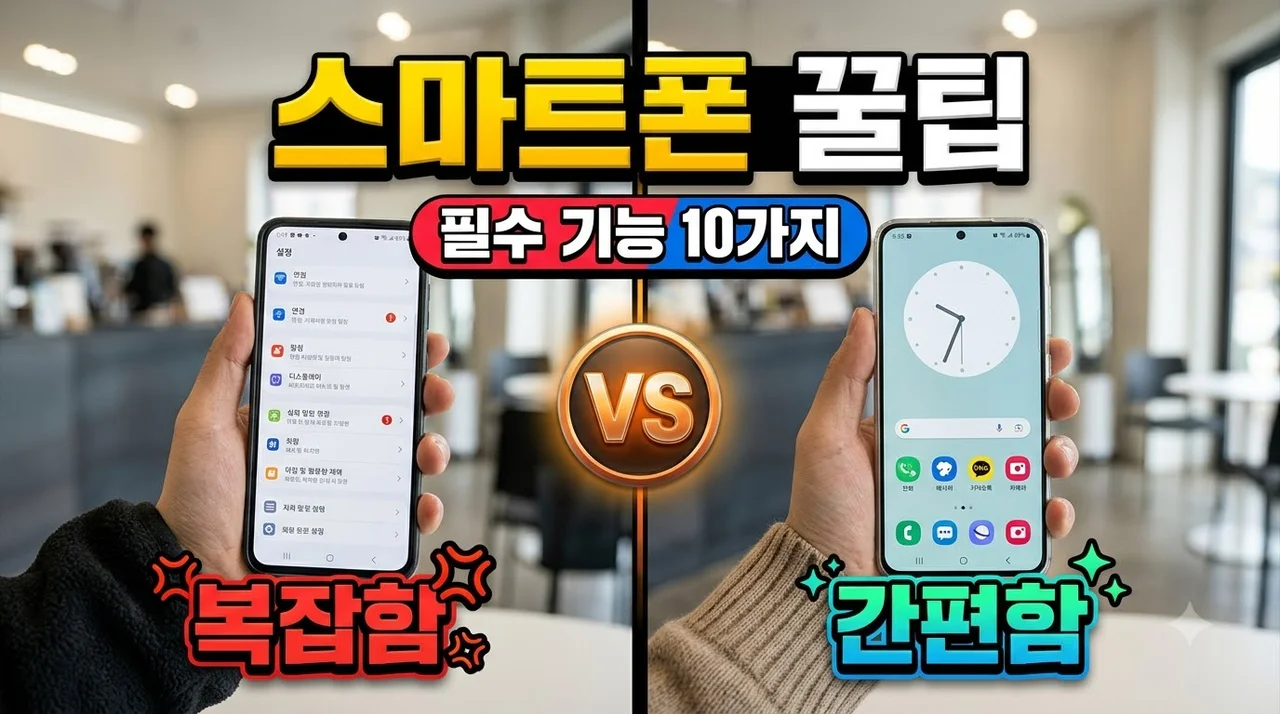자주 쓰는 스마트폰 기능 10가지 완벽정리: 2026년 최신 설정 가이드
